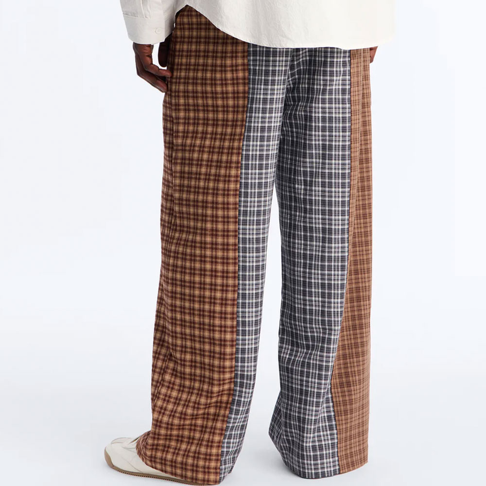 Relaxed Feedback Plaid Pant - Multi Color - Image 2